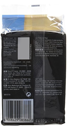 Sheba Soupe 48 Sachets Fraîcheur Aux Filets De Thon Pour Chat 40g (12x4)