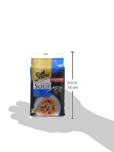 Sheba Soupe 48 Sachets Fraîcheur Aux Filets De Thon Pour Chat 40g (12x4)