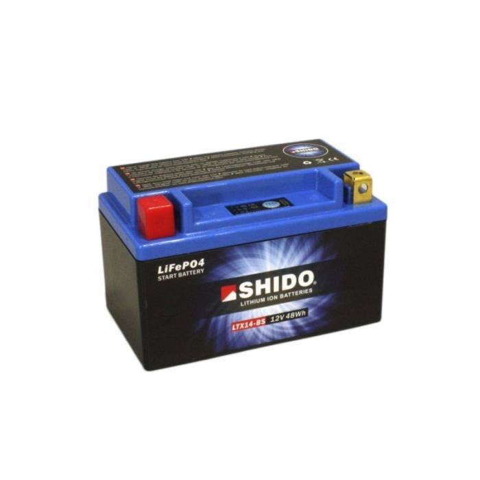 Shido Ltx14 Bs Lion S Batterie Moto Li