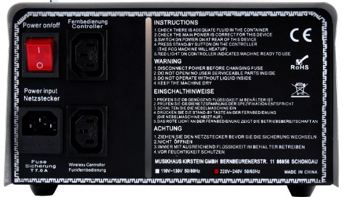 Showlite SN-1200W machine a fumee