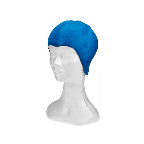 Sibel Bonnet A Meches En Caoutchouc Bleu