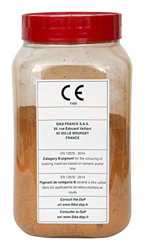 SIKA Colorant en poudre pour ciment, chaux et platre - Ocre - 400 g