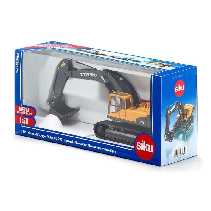 Excavateur Hydraulique Volvo Ec 290 - Siku - Vehicule Miniature Pour Enfant Des 3 Ans