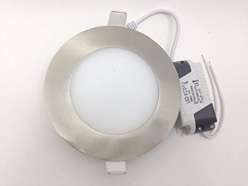 Silamp Spot Led Encastrable Rond Alu 6w - Blanc Chaud 2300k - 3500k