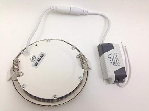 Silamp Spot Led Encastrable Rond Alu 6w - Blanc Chaud 2300k - 3500k