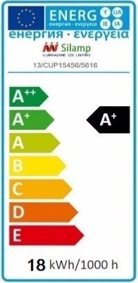 Silamp Spot Led Encastrable Extra Plat Rond 18w Alu - Blanc Froid 6000k - 8000k