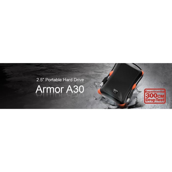 Silicon Power Armor A30 1 To Noir (usb 3.0) - Disque Dur Externe 2.5 Sur Port U