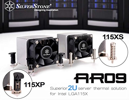 Silverstone Sst Ar09 115xp Argon Ventilateur De Processeur 3 Caloducs En Contact Direct 60mm Pwm Intel