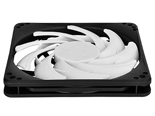 Silverstone Sst Fn123 Serie Fn Ventilateur Mince De 120mm Pour Ordinateur Bruit Faible Flux Dair Performant Blanc Noir