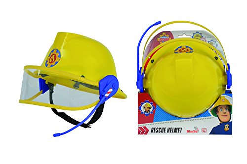 Accessoire - Simba Toys - Pompier Sam - Casque De Pompier - Jaune - Rouge - Pour Garcon De 3 Ans Et Plus