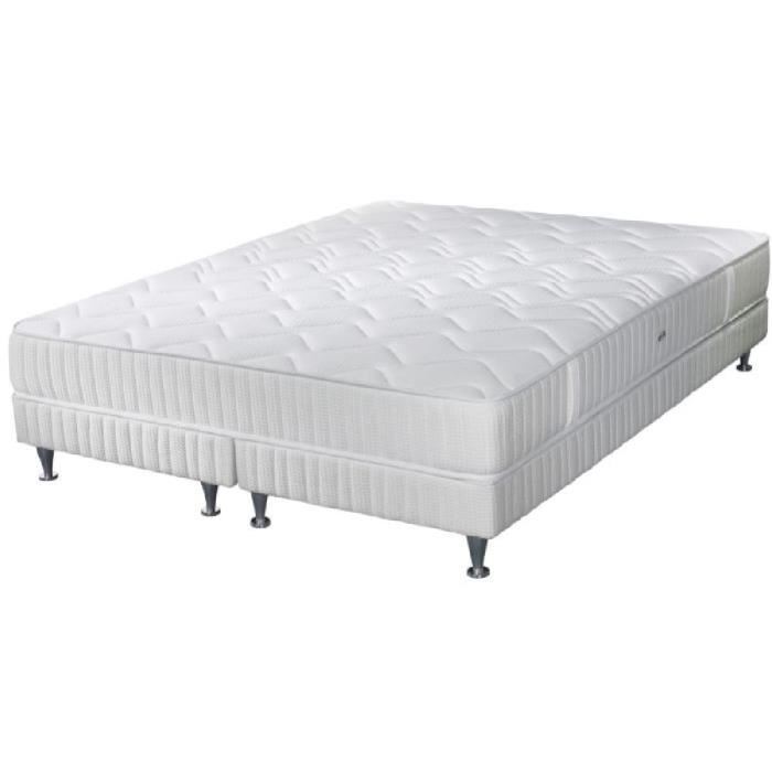 SIMMONS Ensemble simmons matelas performance luxe 160x200 + 2 sommiers 80x200 + pieds