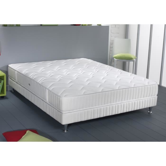SIMMONS Matelas simmons performance luxe ressorts ensaches + latex 160x200