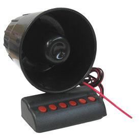 Sirene - Htc Equipement - 6 Tons Differents - Rouge - Filaire - En Applique - 24v