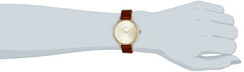 Montre Femme Skagen En Cuir Marron Etanche Femme