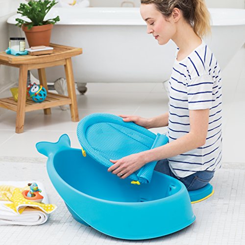 Baignoire Evolutive Skip Hop Moby - Bleu - Pour Enfant Des La Naissance - 3 Positions