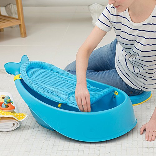 Baignoire Evolutive Skip Hop Moby - Bleu - Pour Enfant Des La Naissance - 3 Positions