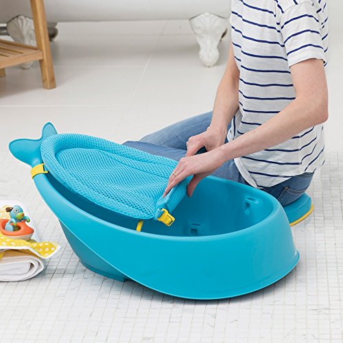 Baignoire Evolutive Skip Hop Moby - Bleu - Pour Enfant Des La Naissance - 3 Positions