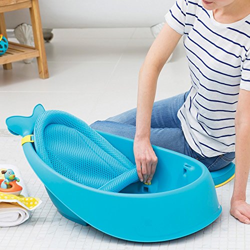 Baignoire Evolutive Skip Hop Moby - Bleu - Pour Enfant Des La Naissance - 3 Positions