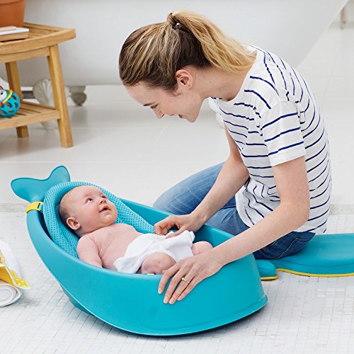 Baignoire Evolutive Skip Hop Moby - Bleu - Pour Enfant Des La Naissance - 3 Positions