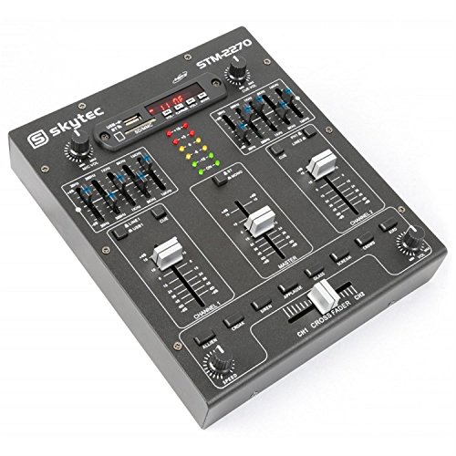 Vonyx Stm2270 Table De Mixage Dj 4 Canaux Entree Usb Et Sd Bluetooth