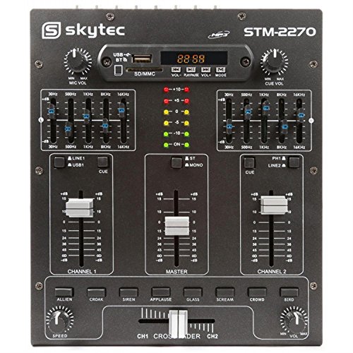 Skytec 172982 Table de mixage 4 canaux...