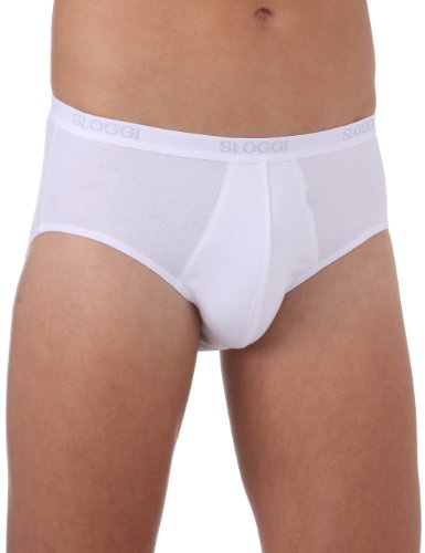 Sloggi Basic Midi Slip Homme Blanc Ta