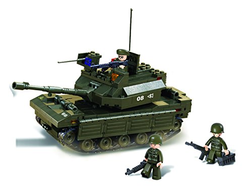 Sluban M38 B6800 Army Set Char Lance Roquettes Jeep