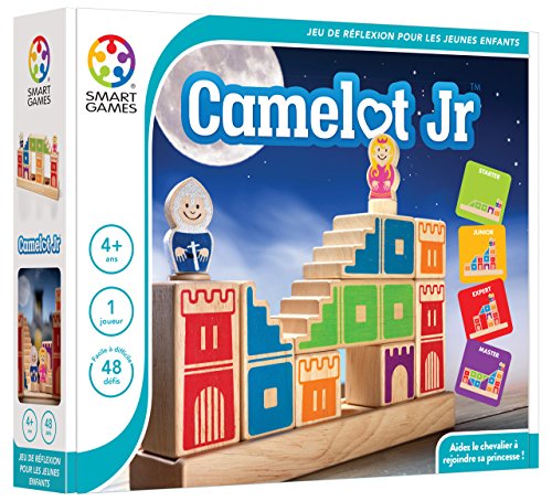 Jeu De Construction Camelot Jr New - Smart Games - Pour Enfants A Partir De 4 Ans - 1 Joueur Ou Plus