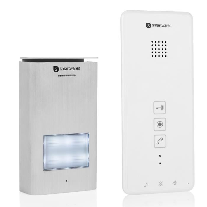Smartwares Interphone Audio 2 Fils Pour 1 Appartement Dic-21112