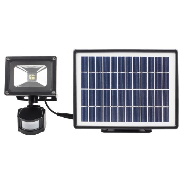 Smartwares Luminaire Exterieure Solaire Avec Panneau Solaire Separe Et Capteur De Mouvement Sfl 180 Ms