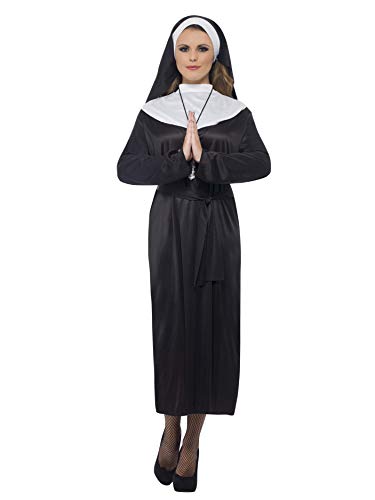 Smiffys Costume De Religieuse, Noir, Ave...