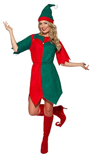 Smiffys Costume Delfe Rouge Et Vert 