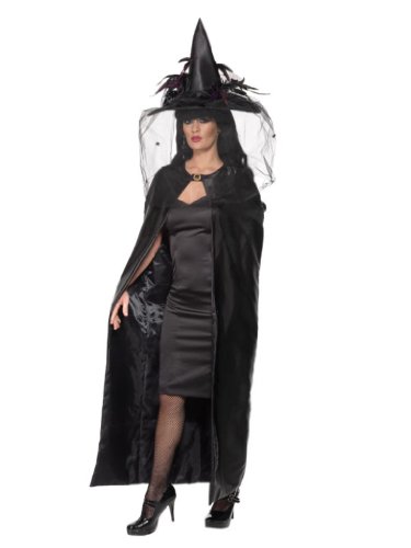 Deluxe Witch Cape, Black