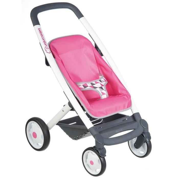 Poussette Combi 3 En 1 Smoby Bebe Confort Pour Poupon Jusqua 42 Cm - Rose