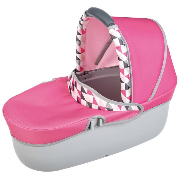Poussette Combi 3 En 1 Smoby Bebe Confort Pour Poupon Jusqua 42 Cm - Rose