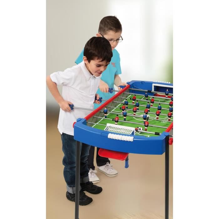 Baby Foot Smoby Challenger Pieds Antiderapants Compteurs Points 2 Balles Incluses