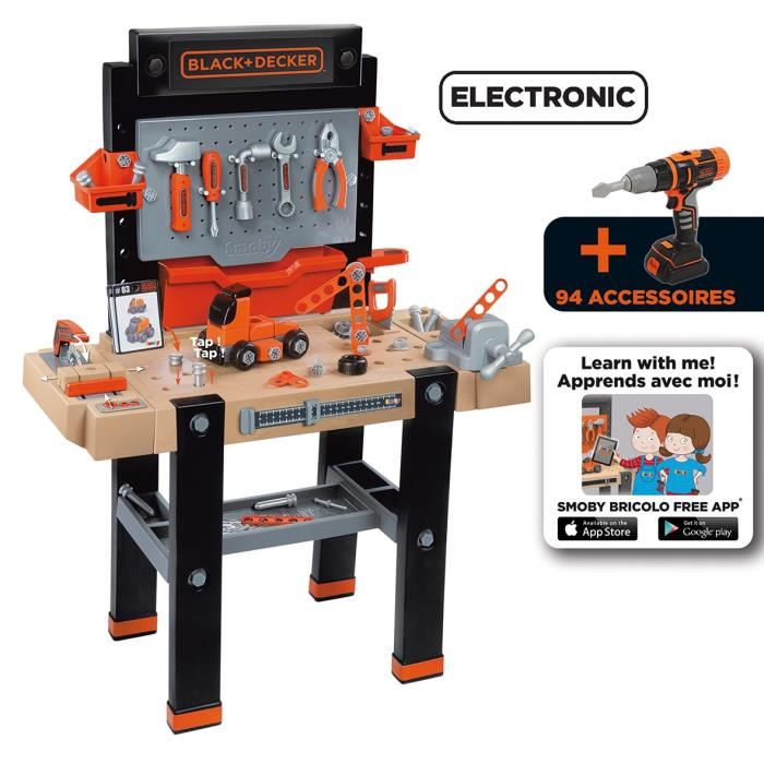 Smoby - Black+decker - Etabli Bricolo Ul...