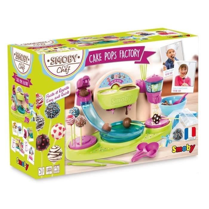 Fabrique A Sucettes - Smoby - Cake Pop Factory - Livre De Recettes Inclus - Accessoires De Cuisine - Mixte