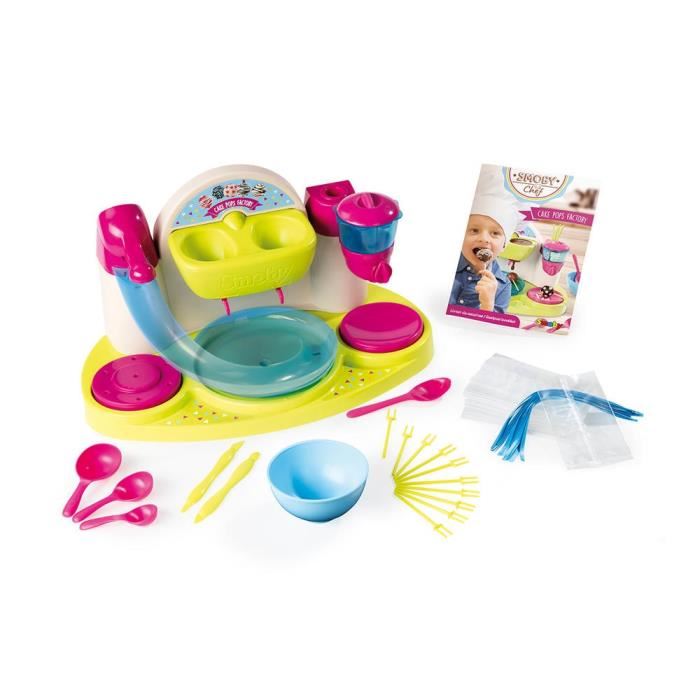 Fabrique A Sucettes - Smoby - Cake Pop Factory - Livre De Recettes Inclus - Accessoires De Cuisine - Mixte