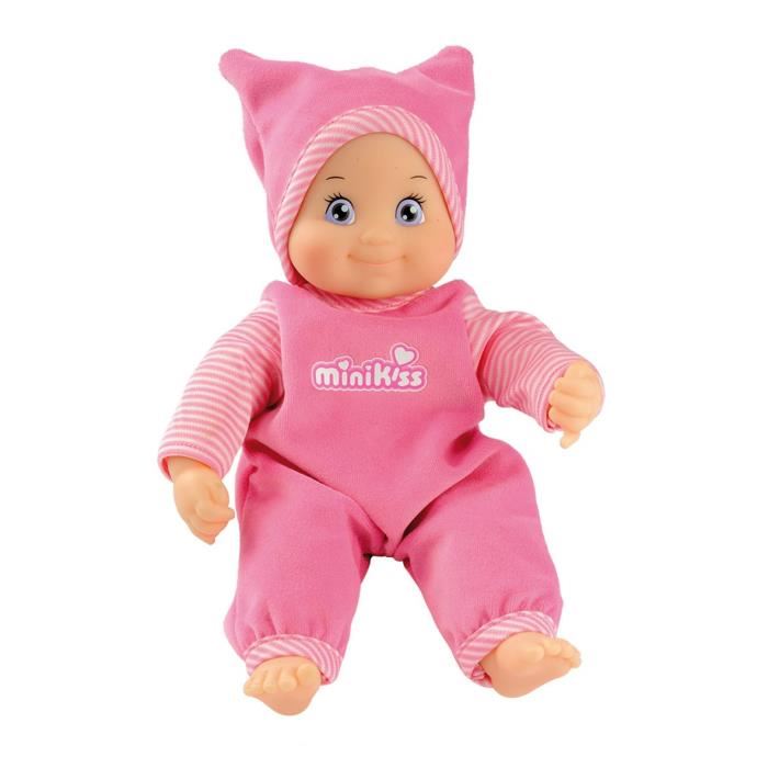Poupon Smoby Minikiss 27cm Bisou Rose