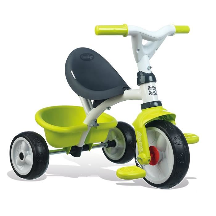 Smoby Tricycle Baby Balade Roues Silencieuses Vert