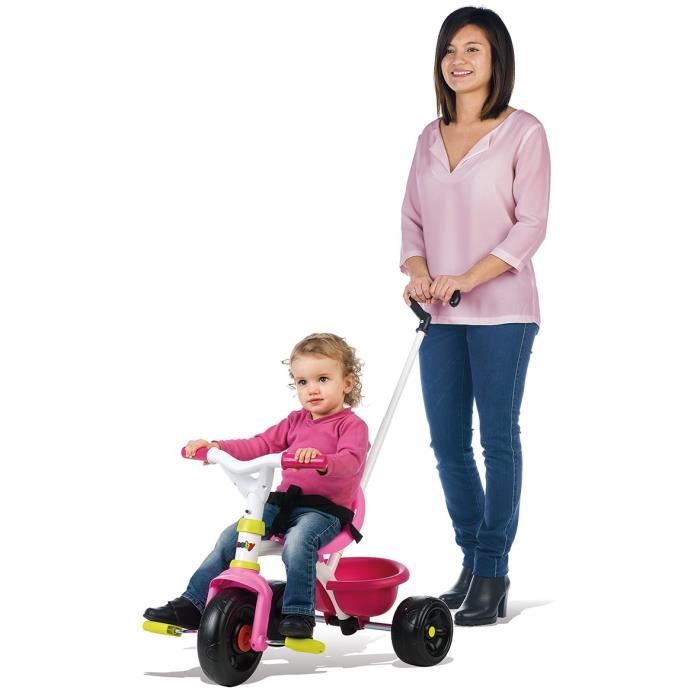 Smoby Tricycle Enfant Evolutif Be Fun Rose