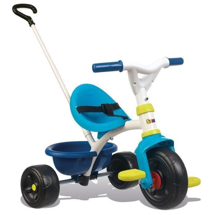 Smoby - Tricycle Be Fun Bleu - Velo Enf ...