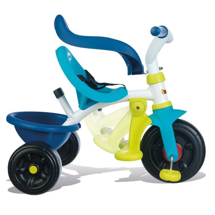 Smoby Tricycle Enfant Evolutif Be Fun Confort Bleu