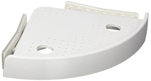 Etagere De Bain / Douche Dangle Bouton Poussoir Blanche Snap Up Shelf