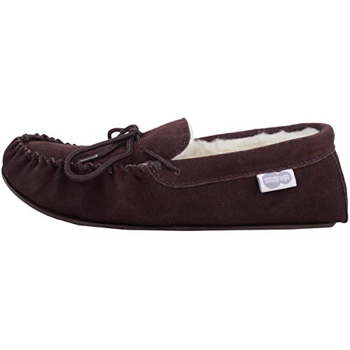 Snugrugs Wool Lined Suede Moccasin With ...
