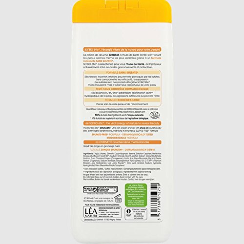Lea Nature So Bio Etic Douche Creme Surgras Beurre De Karite Biologique 650 Ml Flacon 650 Ml