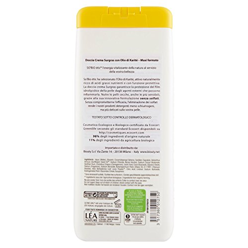 Lea Nature So Bio Etic Douche Creme Surgras Beurre De Karite Biologique 650 Ml Flacon 650 Ml