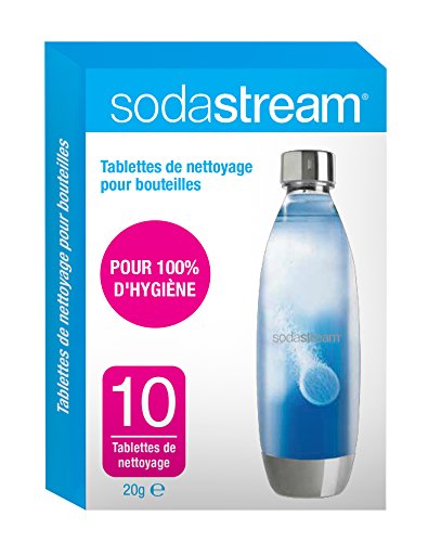 SODASTREAM 10 Tablettes de nettoyage pour bouteilles 20 g