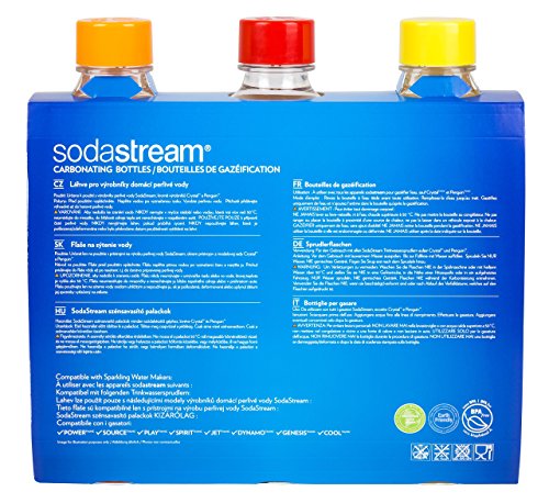 Sodastream Pack De 3 Bouteilles De Gazeification Bulles
